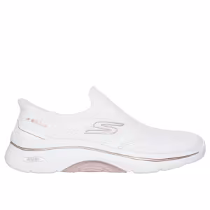 Image Chaussures Skechers GO WALK Arch Fit 2.0 - Tatum - White Rose Gold Ou Noir/Or Rose à 87,99€
