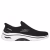 Image Chaussures Skechers GO WALK Arch Fit 2.0 - Tatum - White Rose Gold Ou Noir/Or Rose à 87,99€