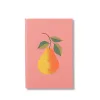 Image Carnet Smythson Chelsea Panama motif fruits - Rose bonbon ou Orange à 108,00€