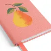 Image Carnet Smythson Chelsea Panama motif fruits - Rose bonbon ou Orange à 108,00€