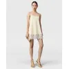Image Mini robe en satin Stella McCartney - Buttermilk à 645,00€