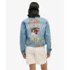 Image Veste en jean Superdry Veste en jean fantaisie - Bleu Boston Vintage à 97,99 €