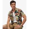Image Chemise Superdry Chemise à imprimé hawaïen - Oiseau du paradis bleu marine à 45,49 €