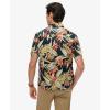 Image Chemise Superdry Chemise à imprimé hawaïen - Oiseau du paradis bleu marine à 45,49 €