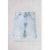 Image Short en jean Teddy Smith S-LUCY SH FRIPP - Indigo clair ou Blanc à 19,99 €