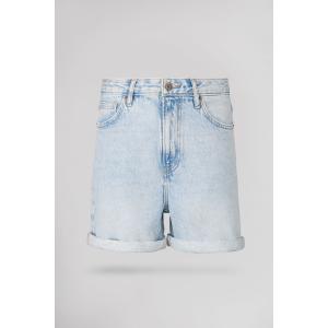 Image Short en jean Teddy Smith S-LUCY SH FRIPP - Indigo clair ou Blanc à 19,99 €