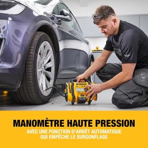 Image Gonfleur sans fil DEWALT DCC018N-XJ - Jaune à 93,26€