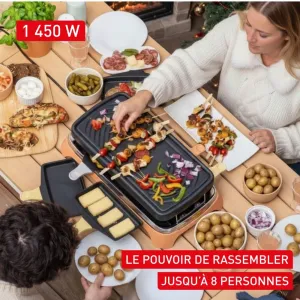 Image Appareil à raclette Tefal Food & Co RE651JF0 - Noir à 99,99€