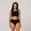 Image Sous-vêtements lavables TENA en coton biologique - Noir à 13,99€