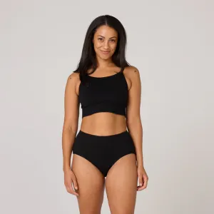 Image Sous-vêtements lavables TENA en coton biologique - Noir à 13,99€