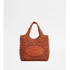 Image Sac shopping Tod's Mini - Raphia et cuir - Plusieurs Coloris à 720€