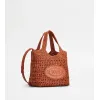 Image Sac shopping Tod's Mini - Raphia et cuir - Plusieurs Coloris à 720€