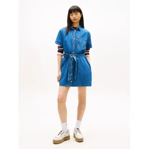 Image Robe chemise Tommy Jeans DW0DW227871A5 - Denim medium à 77€