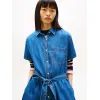 Image Robe chemise Tommy Jeans DW0DW227871A5 - Denim medium à 77€