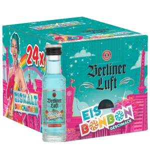Image Pack 24 Liqueur Berliner Luft Eisbonbon 2 cl - 18% - Transparent à 20,40€
