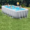 Image Piscine hors-sol Intex Prism 488x244x107 cm - Gris à 457,49€