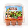 Image Mini serre 6 pots fraisiers RADIS ET CAPUCINE - Vert à 12,50€
