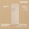 Image Réfrigérateur combiné SEVERIN RKG 8985 - Crème à 459,29€
