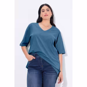 Image T-shirt femme Relaxed Fit - Bleu jean à 10,20€