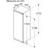 Image Réfrigérateur encastrable Bosch KIR81VFE0 Série 4 - Blanc à 669€