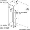 Image Réfrigérateur encastrable Bosch KIR81VFE0 Série 4 - Blanc à 669€