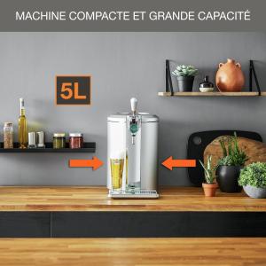 Image Tireuse à bière KRUPS Beertender Compact VB452E10 - Gris à 159€