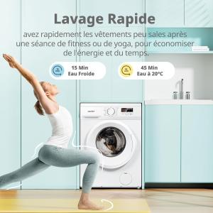 Image Lave-linge frontal Comfee CFE12EW90/W - Blanc à 284,89€