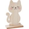 Image Figurine en bois VBS Chat - Bois à 1,43€