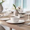 Image Service de vaisselle Villeroy & Boch Manufacture Ensemble de base - Blanc ou Noir à 195€