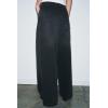 Image Jean Femme Zara ZW Collection Baggy Taille Basse - Noir à 17,98€