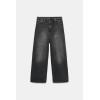 Image Jean Femme Zara ZW Collection Baggy Taille Basse - Noir à 17,98€
