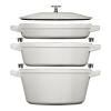 Image Set de cuisine Staub Stackable Set 3 pièces - Truffe blanche à 280,72€