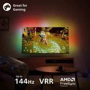 Image Téléviseur PHILIPS 75MLED910 The Xtra - Noir Mat à 1 060,76€