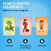 Image Jeu de société LIKARTO Jeu de mime pour enfants - Bleu à 10,35€