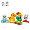 Image Jeu de construction LEGO DUPLO My First 10412 Le Train des Animaux - Multicolore à 9,09€