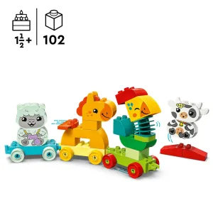 Image Jeu de construction LEGO DUPLO My First 10412 Le Train des Animaux - Multicolore à 9,09€