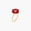 Image Bague fantaisie City Blush Fleur - Rouge à 2,37€