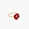 Image Bague fantaisie City Blush Fleur - Rouge à 2,37€