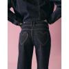 Image Jeans baggy Zara Brodé - Marine à 11,99€
