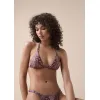 Image Haut de maillot de bain triangle Calzedonia Paisley - Marron à 18,00€