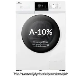 Image Lave-linge Continental Edison CELL10140W3 - Blanc ou Gris à 249,99€