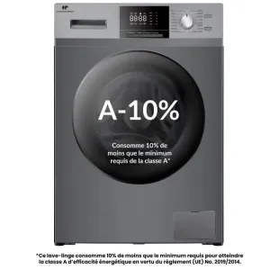 Image Lave-linge Continental Edison CELL10140W3 - Blanc ou Gris à 249,99€