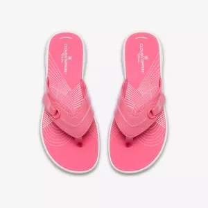 Image Tongs Femme Clarks Brinkley Reyna - Rose ou Orange à 25,56€