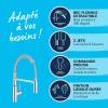 Image Mitigeur de cuisine GROHE Get - Chromé à 217,46€