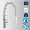 Image Mitigeur de cuisine GROHE Get - Chromé à 217,46€