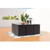 Image Salon de jardin encastrable Concept Usine Miami 6 - Noir et Noir à 579,90€