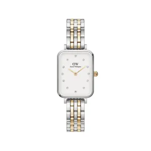 Image Montre Daniel Wellington Quadro Lumine 5-Link Two-Tone - Argent/Or à 137 €