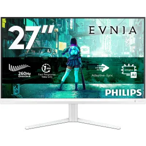 Image Écran PC 27" FHD Philips 27M2N3201PL - 240Hz, 1ms - Blanc à 139,99€