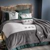 Image Housse de coussin Tendre moment Lapin - Gris à 11,20€