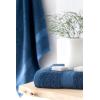 Image Lot de 2 serviettes de bain Todocama PTO52AM100150 - Bleu Marine à 20,99€